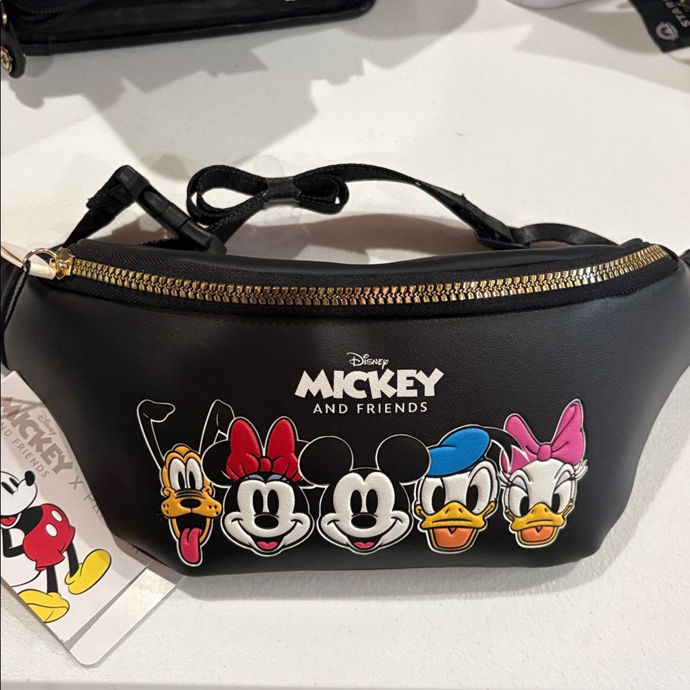 Disney x Poshmark Black Mickey and Friends Fanny Pack